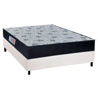 Cama Box Casal: Colchão Ortopédico Orthoflex Foggia Sogni Unic Face + Base CRC Courano White(138x188)
