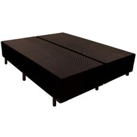 Cama Box Base Universal Queen Courano Black (158x198x24) - Luckspuma