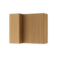Módulo Cozinha Nesher Rainha Armário Canto c/ 2Portas 92 cm Nature - Nesher