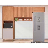 Cozinha Completa Divina 3 Peças (2Aéreos+1Paneleiro) CZ045 Freijo/Off White - MGM