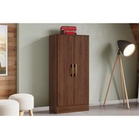 Armário Multiuso Infantil Zafira c/ 2 Portas Castanho - Henn