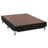 Cama Box Base Universal Viúva Suede Black (128x188x30) - Ortobom