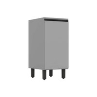 Módulo Cozinha Henn Belize Balcão c/ 1 Porta s/ Tampo 40cm Cinza