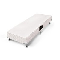 Cama Box Base Universal Solteiro Kingdom Aloe Vera (78x188x23) - Castor