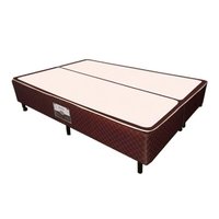Cama Box Base Universal Queen Poli Tecido Brown (158x198x27) - Castor