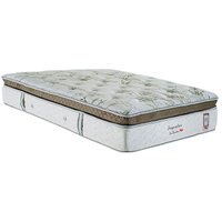 Colchão Solteirão Espuma Visco Molas Ensacadas MasterPocket Imperatore Eco Bamboo Euro Pillow (96x203x34) - Herval