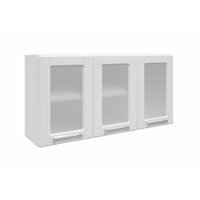 Módulo Cozinha Bertolini Múltipla Armário  6010 3 Portas c/Vidro Branco