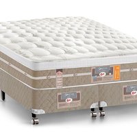 Colchão Casal Molas Pocket Ensacadas Silver Star Air Double Face Euro Pillow (138x188x34) - Castor