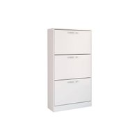 Armário Sapateira Solteiro Havana Plus c/3 Portas Branco - Santos Andirá