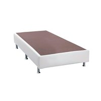 Cama Box Base Universal Solteiro Americana Courano White (88x188x23) - Ortobom