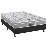 Cama Box Casal: Colchão Ortopédico Probel D45/EP Anatômico Guarda Costas Próextreme Plus + Base CRC Suede Gray(138x188)