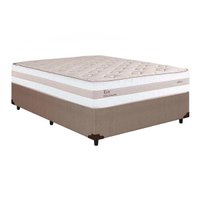 Cama Box Casal: Colchão Molas Ensacadas Herval MasterPocket Kiev + Base CRC Courano Clean(138x188)