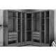 Quarto Casal Modulado Rizon 3 Peças (2 Guarda Roupas + 1 Closet) QC210 Freijo Cumaru - Novo Horizonte