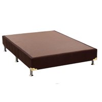 Cama Box Base Universal Viúva Americana Suede Brown (128x188x23) - Ortobom