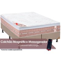 Colchão Queen Magnético c/Vibro Massagem Niponpedic Molas Tecnopedic (158x198x31) - Castor