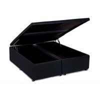 Cama Box Baú Universal King Courano Nero Black (186x198x35) - Ortobom