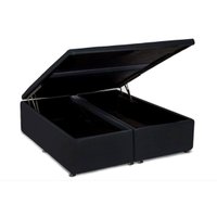 Cama Box Baú Universal King Courano Nero Black (193x203x35) - Ortobom