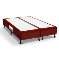 Cama Box Base Universal Queen Poli Tecido Wine (158x198x23) - Castor
