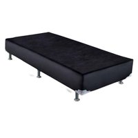Cama Box Base Universal Solteiro Americana Courano Nero Black (88x188x23) - Ortobom