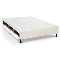 Cama Box Closet Viúva  Poli Tecido Clean (128x188x27) - Castor