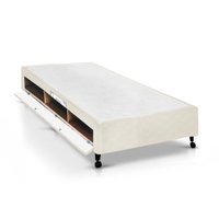 Cama Box Closet Solteiro  Poli Tecido Clean (88x188x27) - Castor