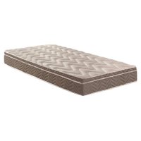Colchão Solteiro Ortopédico D33 / EP Anatômico Confort Ultra Firme Euro Pillow Brown (78x188x17) - Paropas