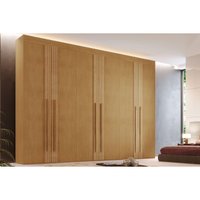 Guarda Roupa 6 Portas e 6 Gavetas Lucca Premium Naturale - Rufato