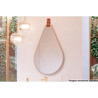 Espelheira de Banheiro Gota 50X76CM cor Capuccino - MGM