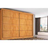 Guarda Roupa Casal Sevilha c/6 Gavetas e 2 Portas de Correr Peroba - Europa