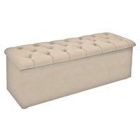 Calçadeira Quarto Queen Size Lotus Suede Bege - Simbal
