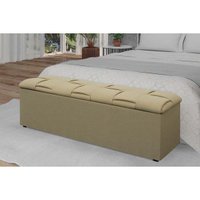 Calçadeira Quarto Calçadeira Ravena Queen 160 Creme - Simbal