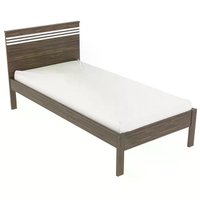 Cama Solteiro CM8010 Nogal Branco Tecno Mobili 704965