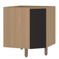 Balcao Slim de Canto Diagonal com Tampo 1 porta Luciane