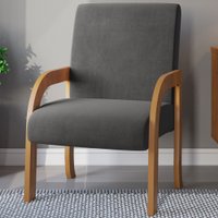 Poltrona Veneza 204020 - Mel/Veludo Grafit