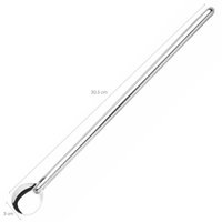 2 Colheres Bailarina Inox para Drinks Gin Coquetel Suco Longa Barman 30cm Mexer Simonaggio 692735