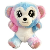 Pelúcia Amigos do Coração Baby Color Macaco Rosa DM Toys DMT6453