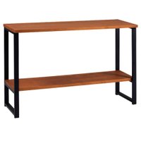 Aparador Para Sala Aço Preto 120 cm I10 Madeira Taeda Mell Dmobiliario