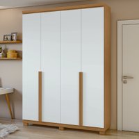 Guarda-Roupa Solteiro Alonzo 4 Portas 2 Gavetas 100% Mdf 717894