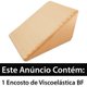 Encosto de Espuma Nasa Viscoelastica Triangular Travesseiro Antivarizes Com Capa BF Colchões