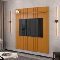 Painel para TV até 75 Polegadas Genebra 180cm Cor:Cedro