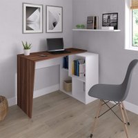 Escrivaninha Artany Urban - Ipe com Branco