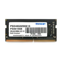 Memória para Notebook Patriot Signature Line 8GB, DDR4, 3200MHz, CL22, 1.2V - PSD48G320081S