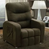 Poltrona JS Reclinável Comfort - Veludo Castor
