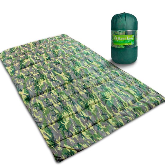 Colchonete Casal Camuflado 190x130cm Com Bolsa Para Transporte Emcompre