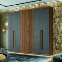 Guarda Roupa Casal 6 Portas Flex Buriti Santos Andirá
