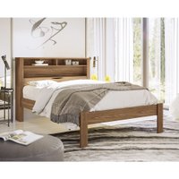 Cama Casal Invicta com Baú Santos Andirá 719402