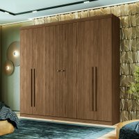 Guarda Roupa Casal 6 Portas Flex Buriti Santos Andirá 720279