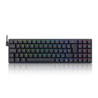 Teclado Mecânico Gamer K626 Ashe RGB Preto Switch Vermelho Redragon