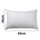 Kit 5 Travesseiros Antialérgico Macio Fibra 45x65cm BF Colchões