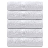Kit 5 Toalhas Rosto Para Salão de Beleza Spa Hotel Manicure Academia 50x80cm Dohler - Emcompre